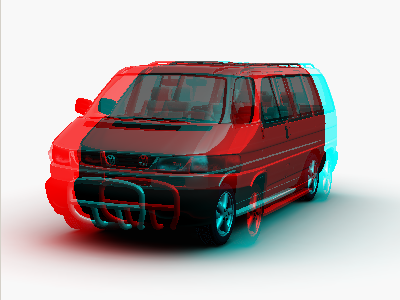 T5 anaglyphic stereo