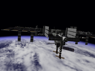 ISS+Earth