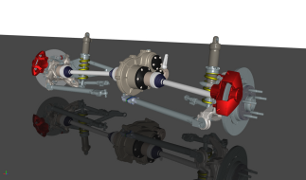 Regular CAD rendering